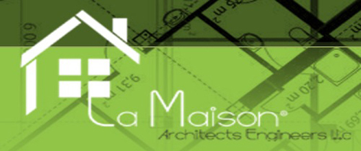 la maison architecture and engineering logo
